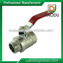 Top level hot sell female/male brass ball valve